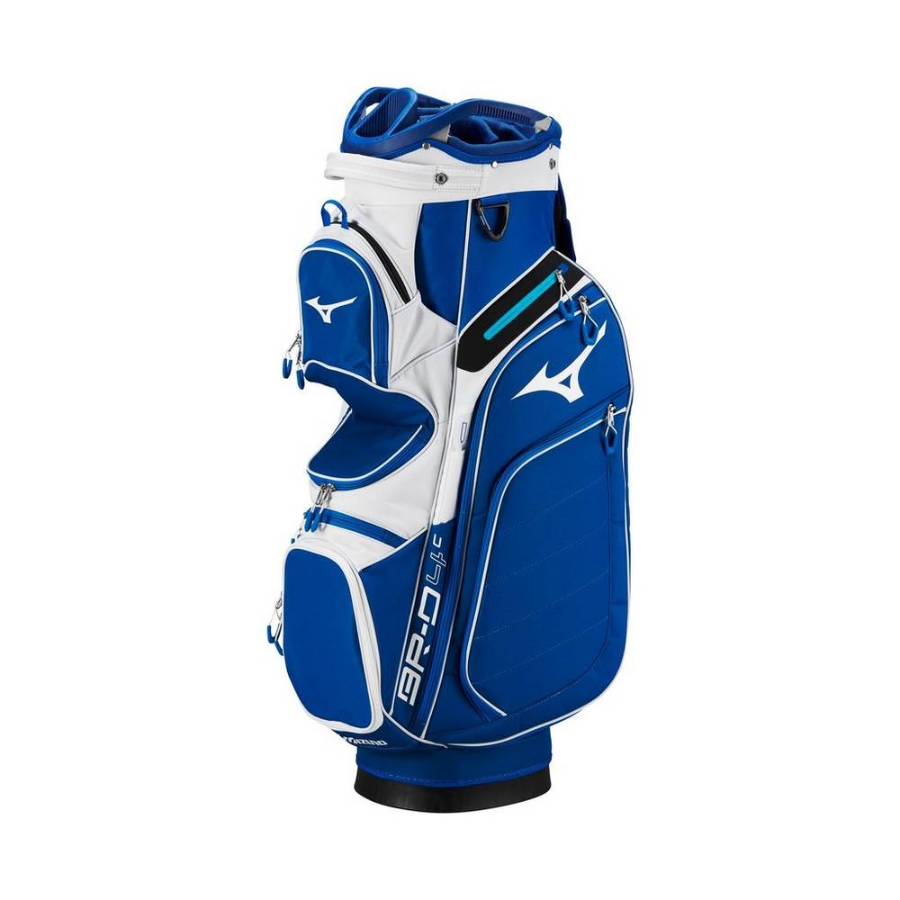 Mizuno Women's BR-D4C Cart Bag Blue/White (240224-RFG)